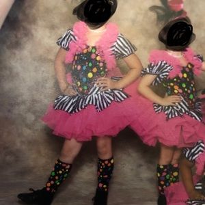 Multi colored costume